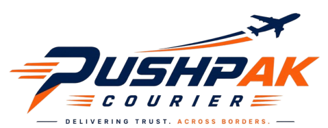 Pushpak Courier Logo